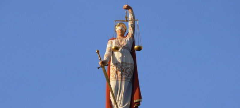 Justitia in Halle